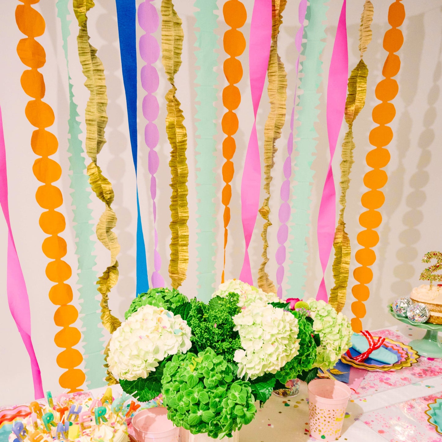 Multicolored Party Streamer Set