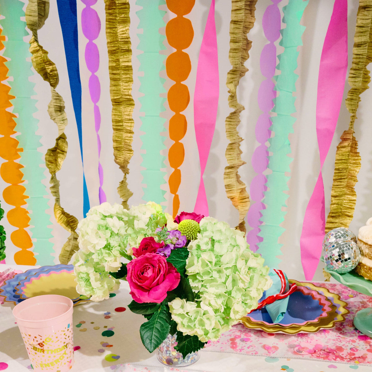 Multicolored Party Streamer Set