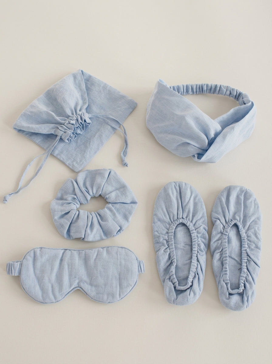 Linen Sleep and Travel Comfort Set