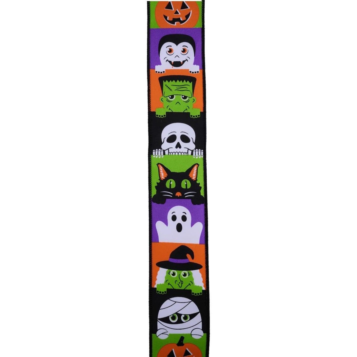 2.5" Peek A Boo Ribbon: White (10 Yards)