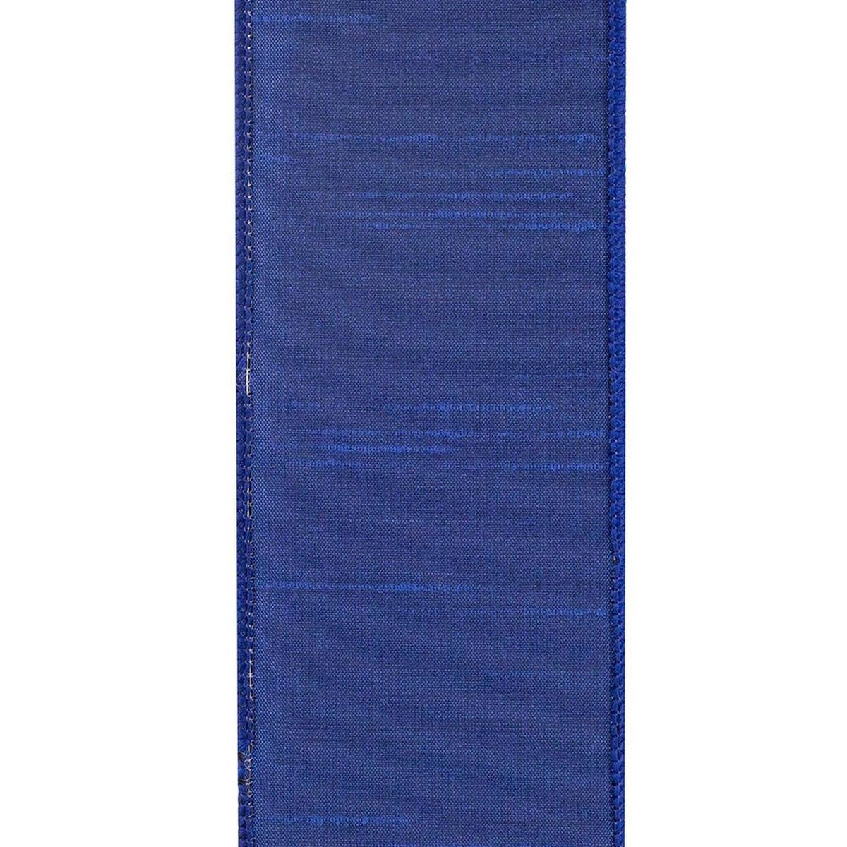 2.5" Velvet Plush Dupioni Ribbon: Royal Blue (10 Yards)