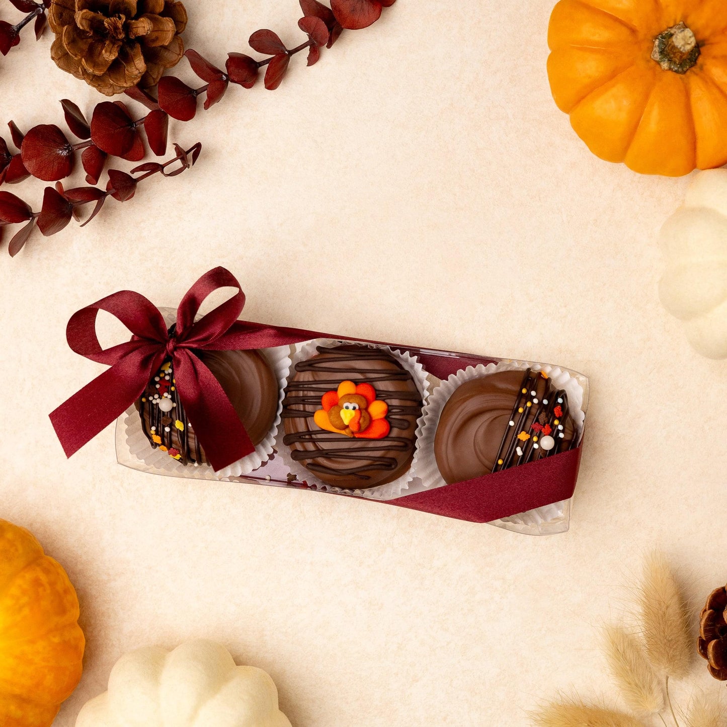 3-Piece Decorated Oreo Box - Thanksgiving