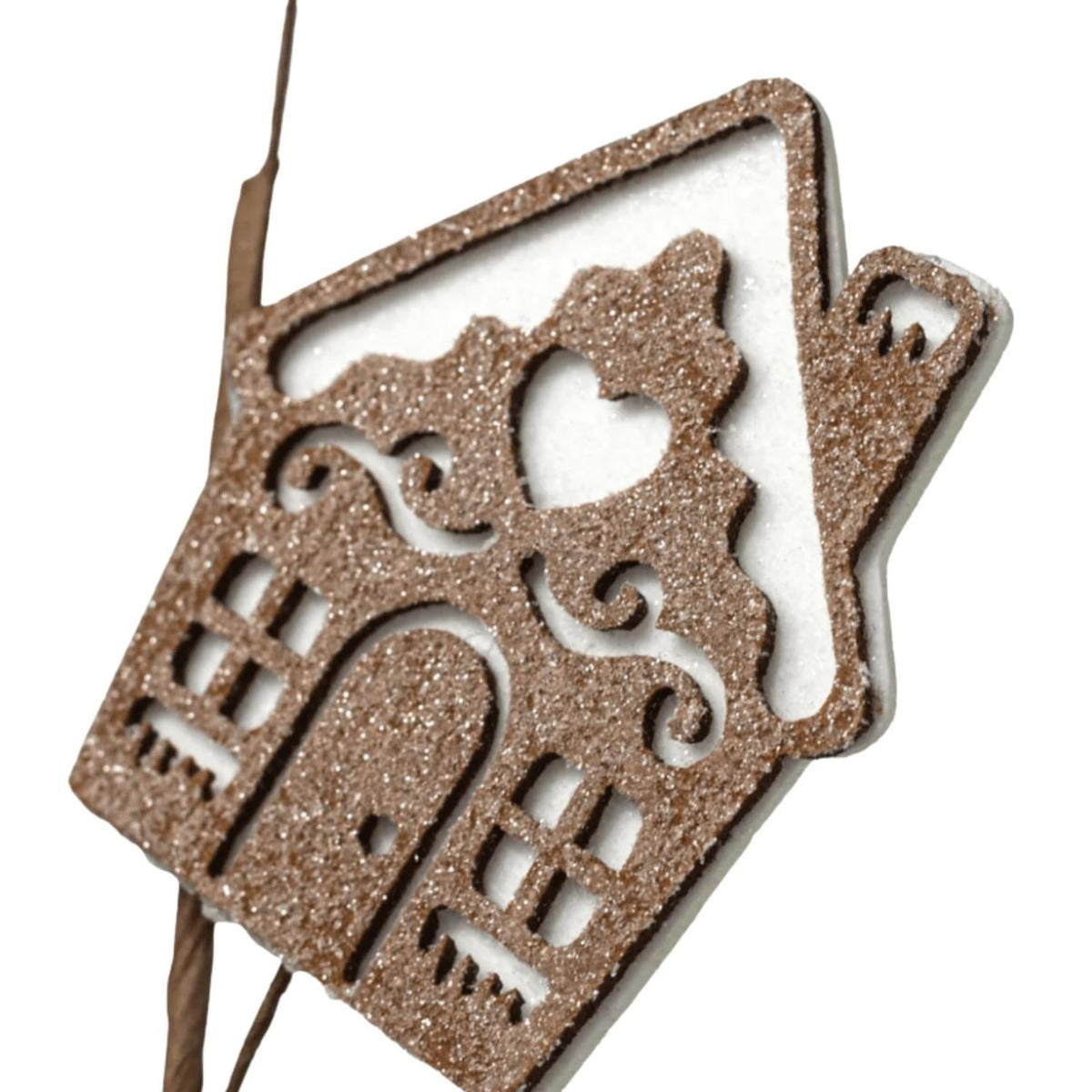 30" Gingerbread House Spray