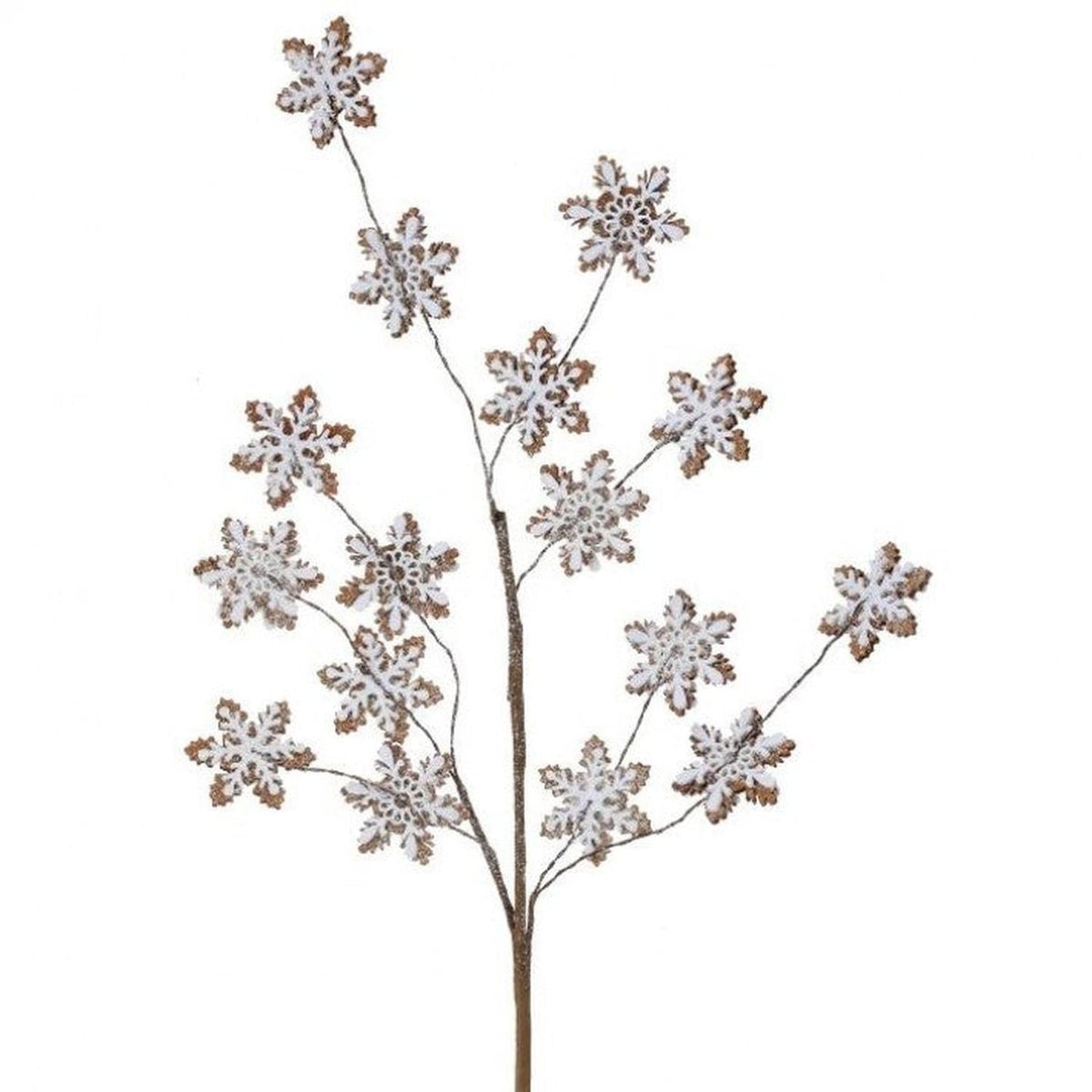 32" Gingerbread Snowflake Spray