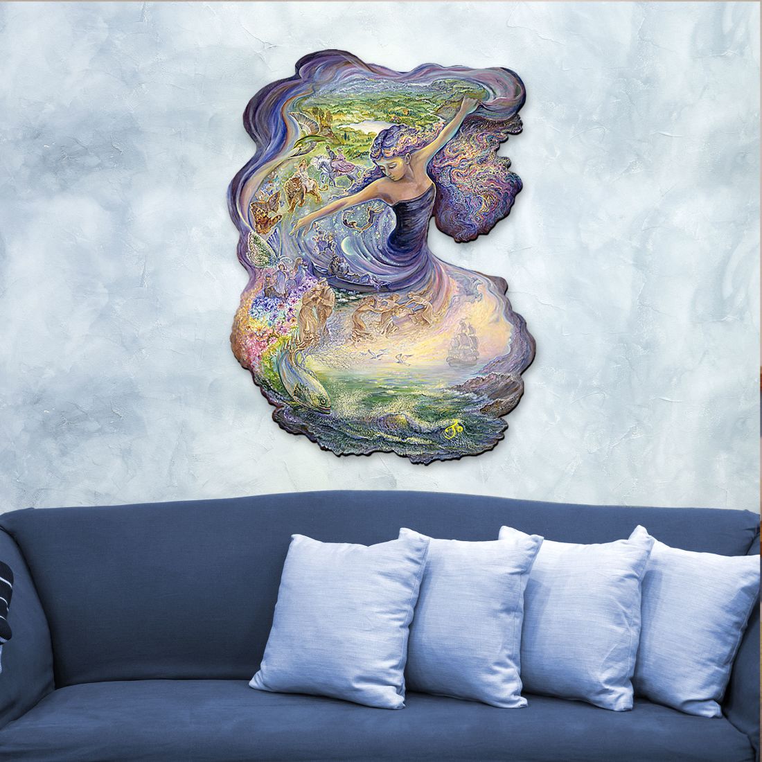 Dance of Dreams Holiday Outdoor Yard Sign by Josephine Wall - Christmas Decor - 845618F-JW