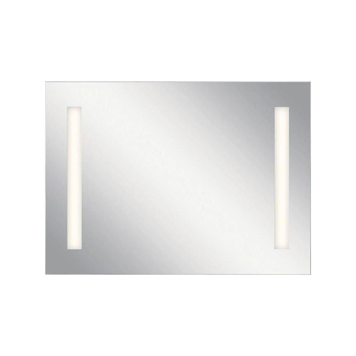 36"W x 26"H 4-Light Integrated LED Backlit Mirror with Bluetooth Soundbar