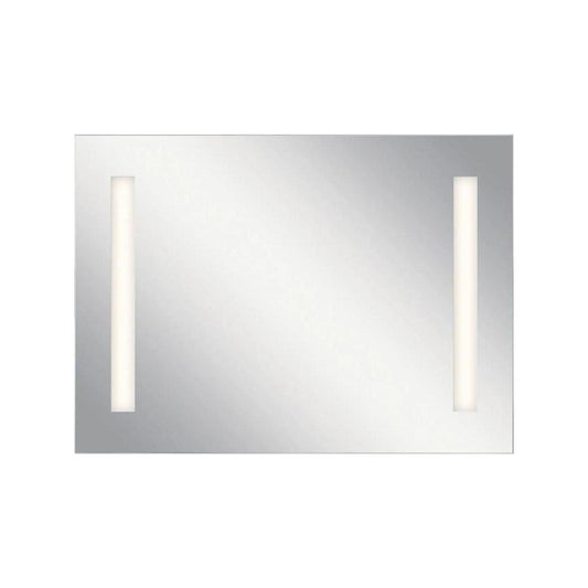 36"W x 26"H 4-Light Integrated LED Backlit Mirror with Bluetooth Soundbar