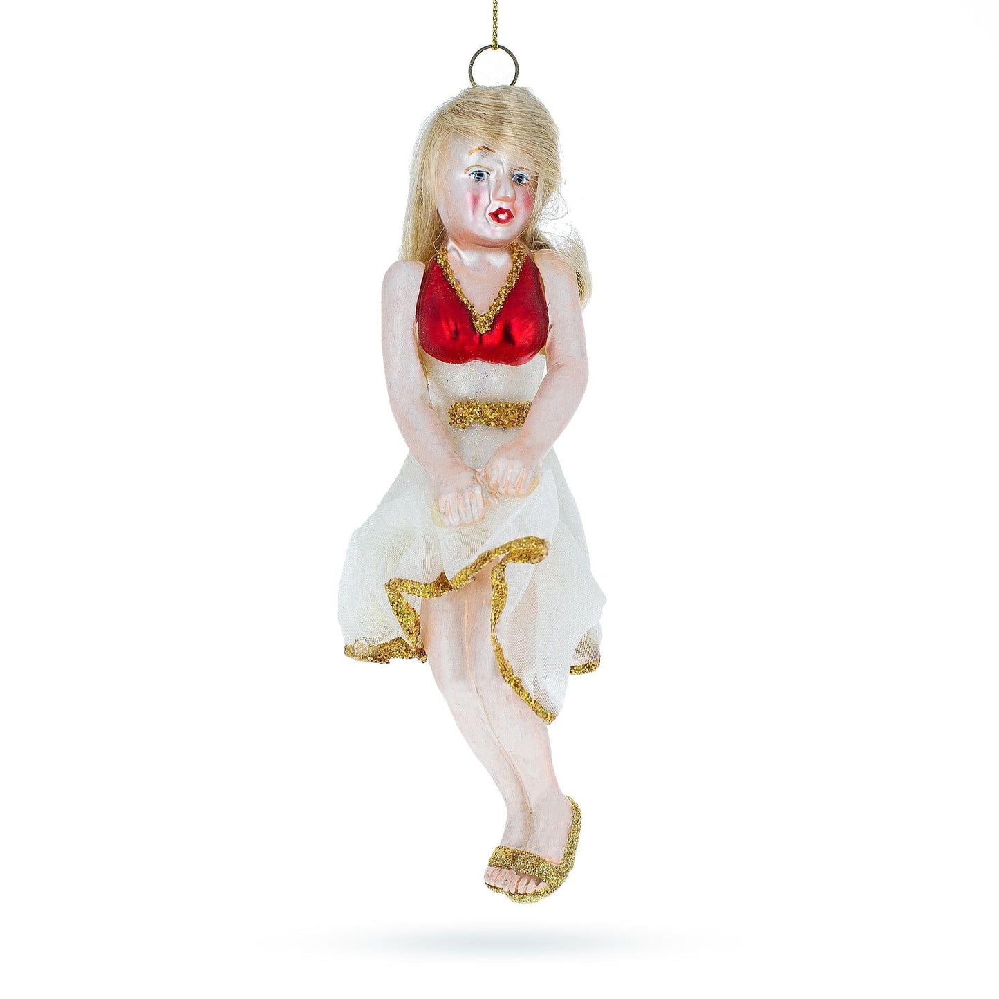 Screen Legend Glass Christmas Ornament