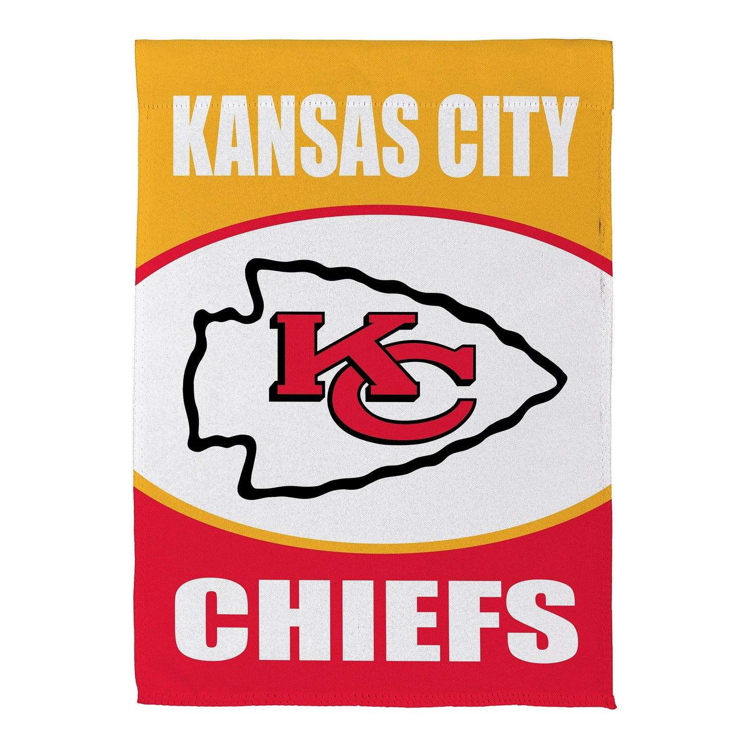 Kansas City Chiefs Suede Garden Flag