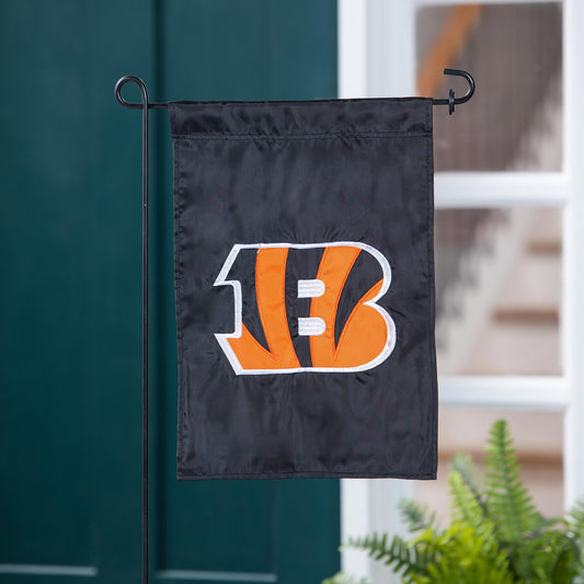 Cincinnati Bengals Applique Garden Flag