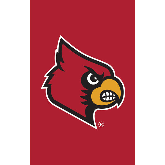 University of Louisville Applique Garden Flag
