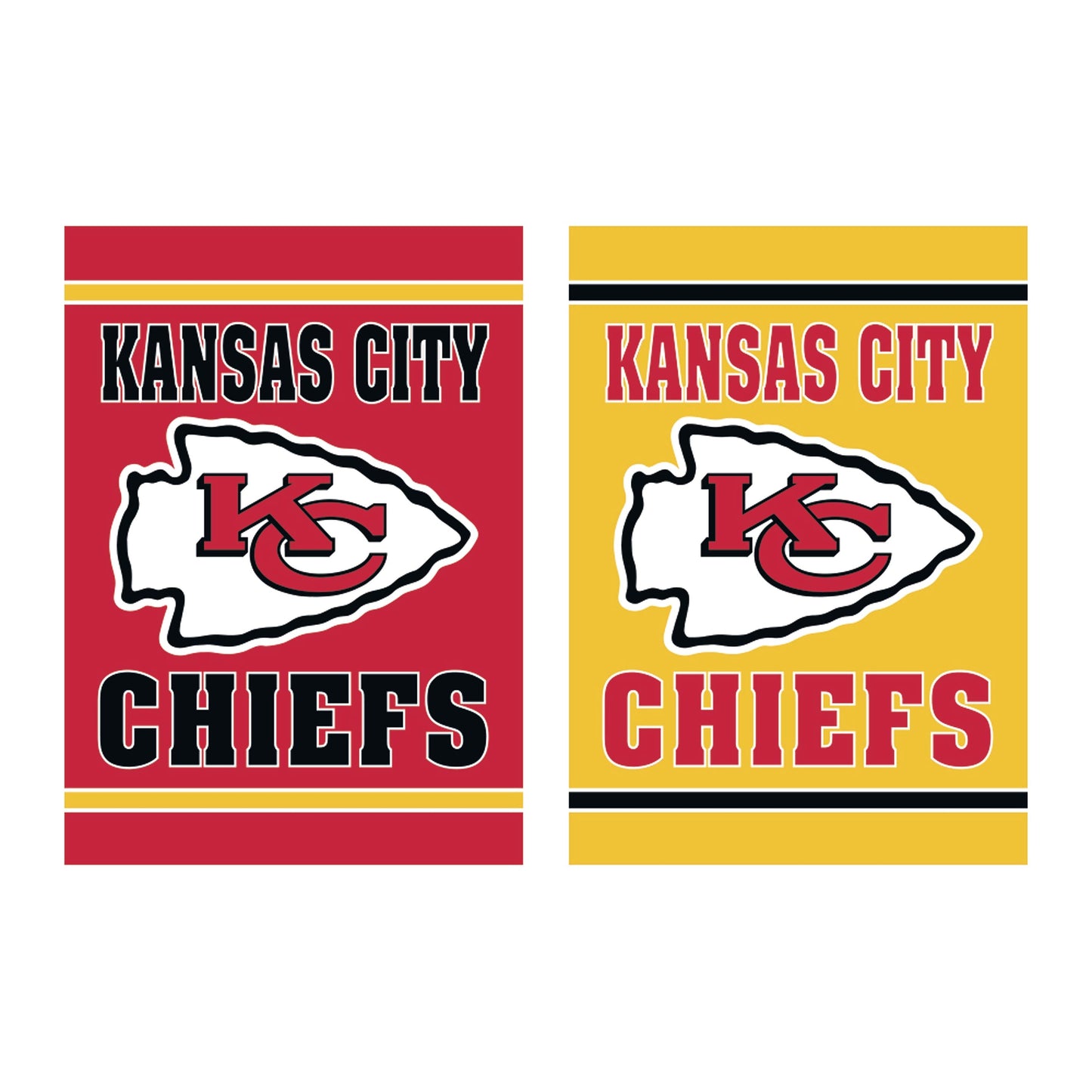 Kansas City Chiefs Embossed Suede House Flag