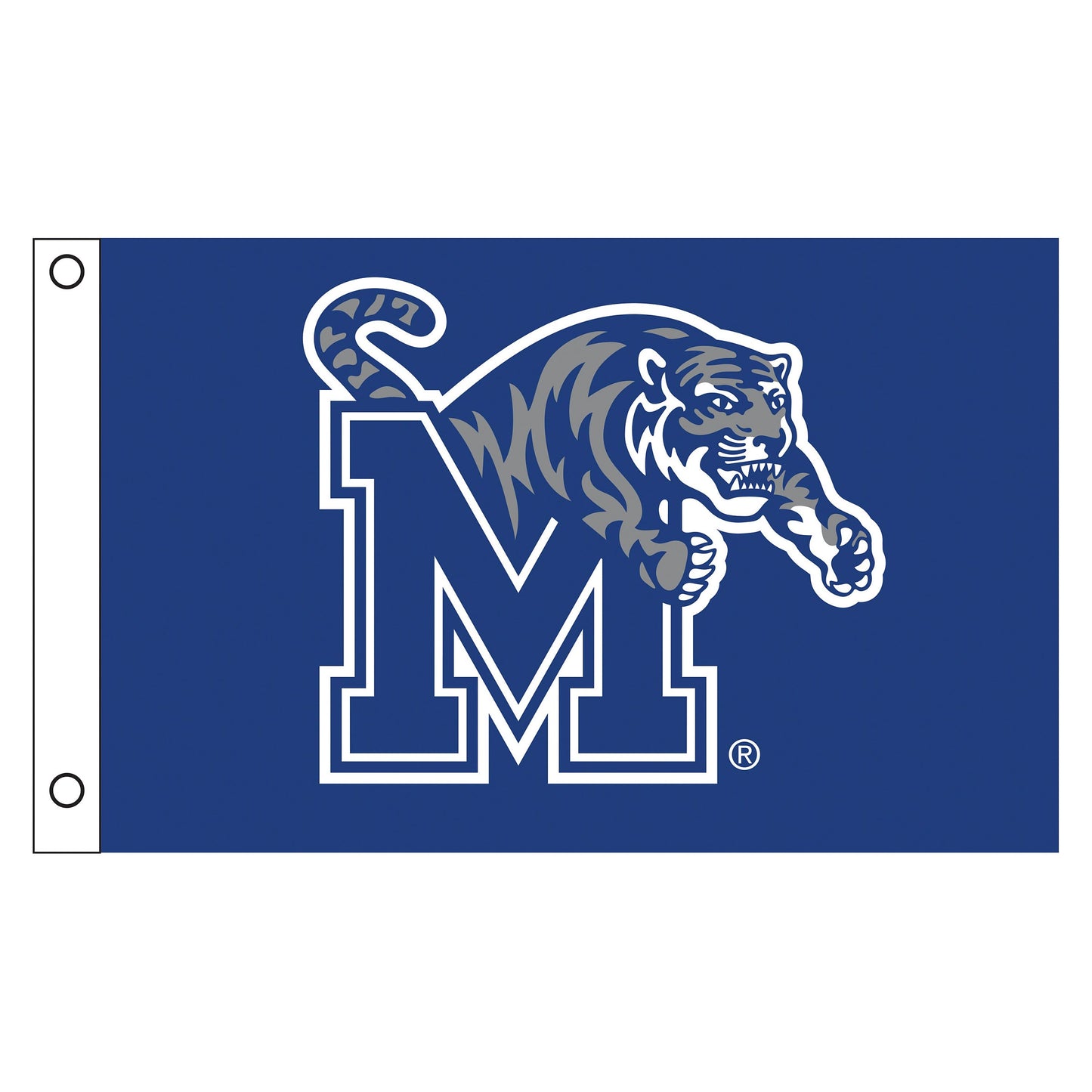 University of Memphis Single Sided Flag w/ 2 Grommets, 3'x5'