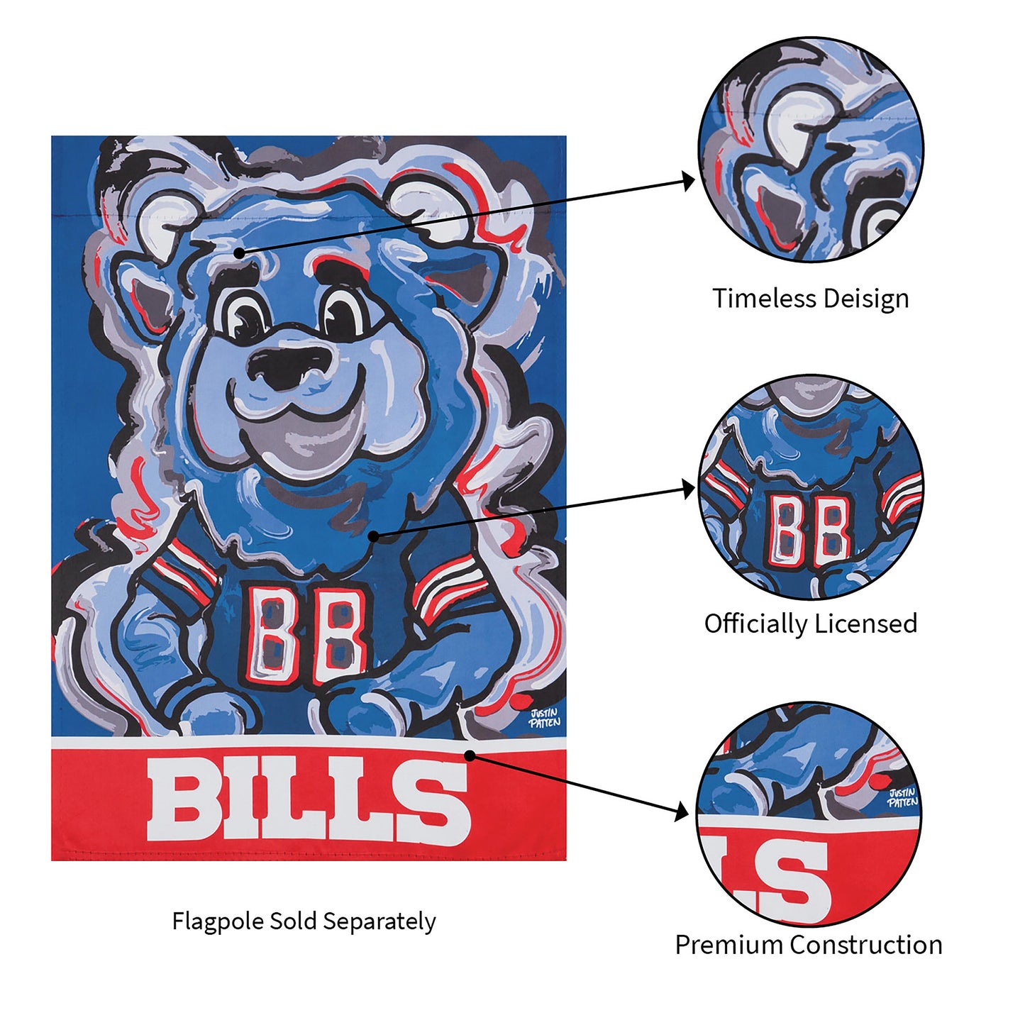 Buffalo Bills, Suede GDN Justin Patten