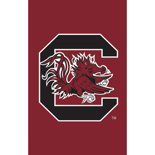University of South Carolina Applique Garden Flag
