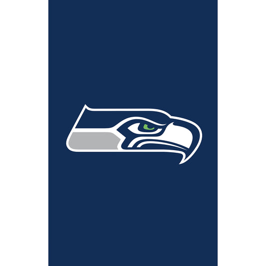 Seattle Seahawks Applique Garden Flag