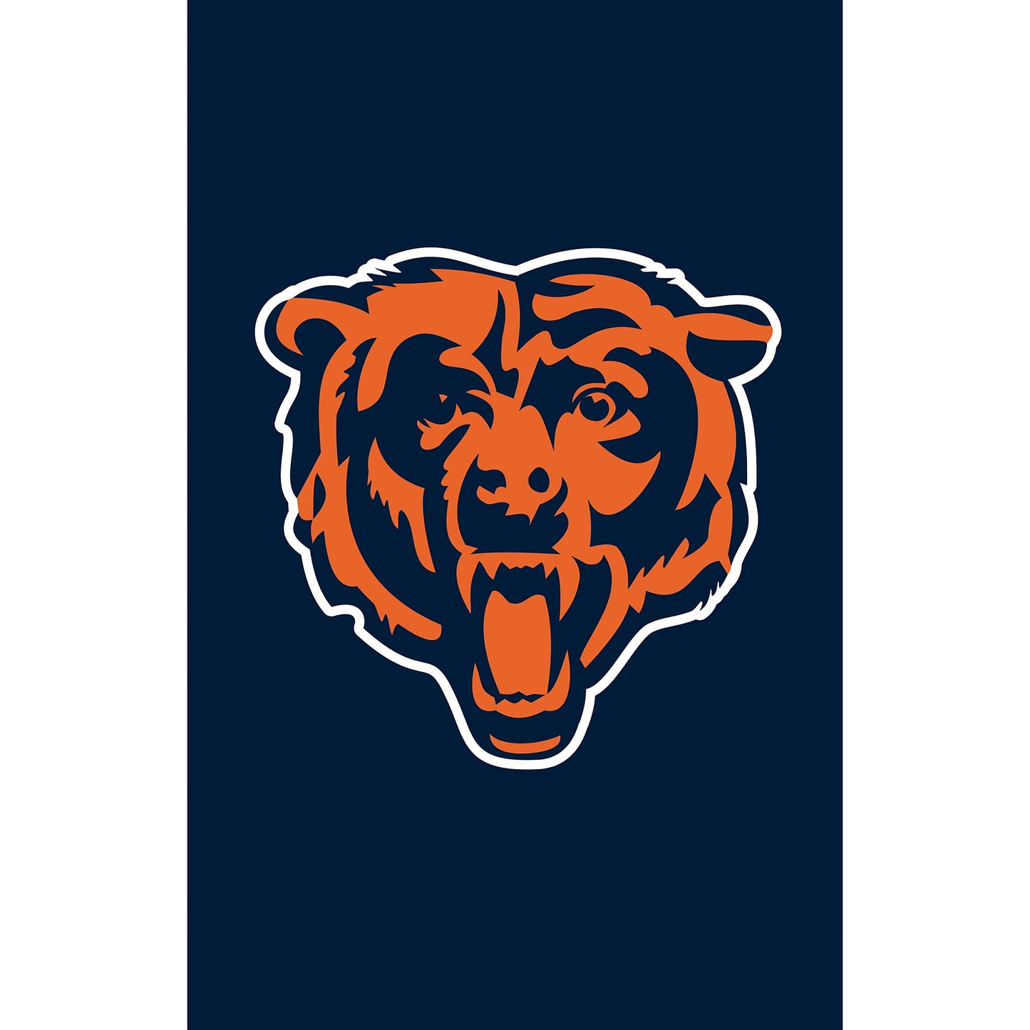 Chicago Bears Applique House Flag