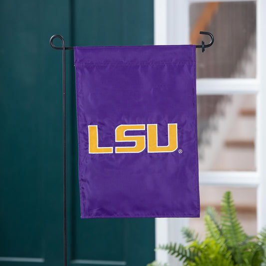 Louisiana State University Applique Garden Flag