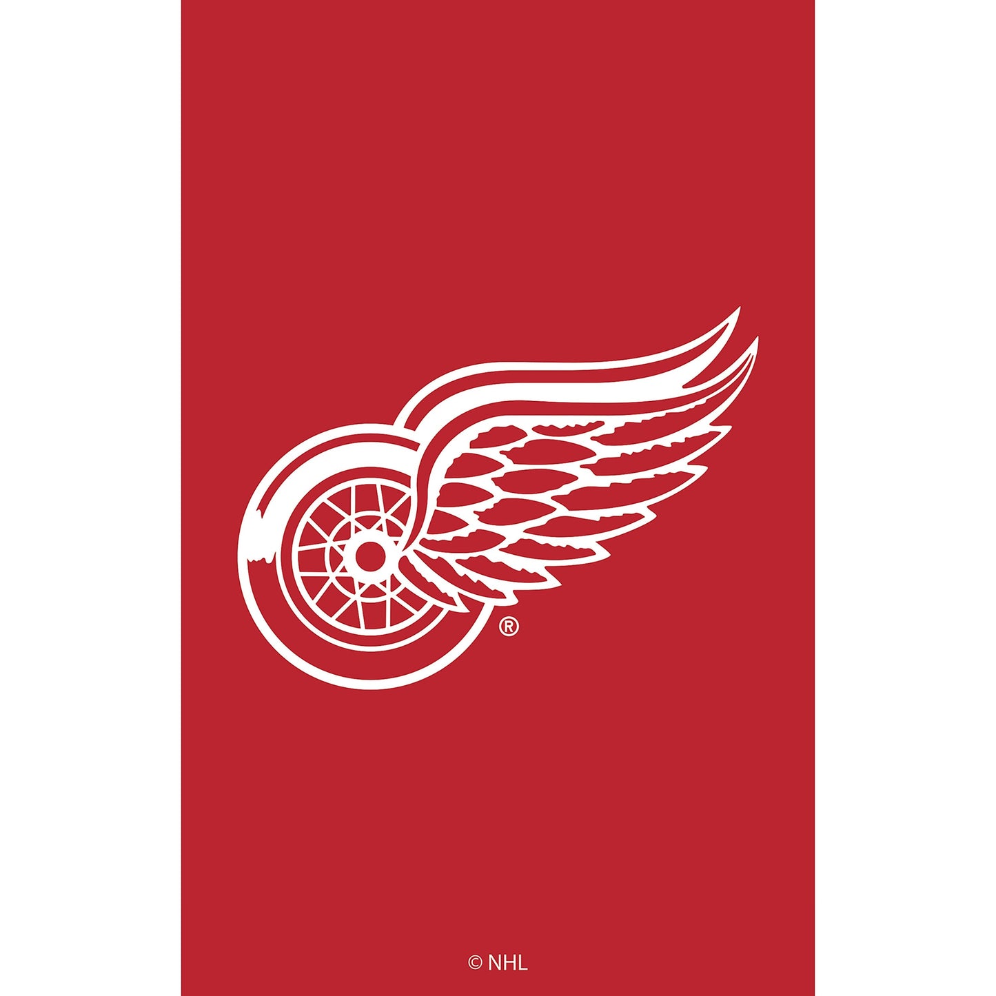 Detroit Red Wings Applique House Flag