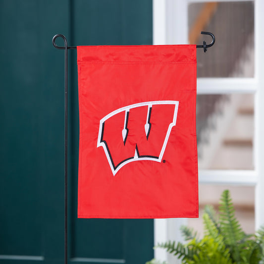 University of Wisconsin-Madison Applique Garden Flag