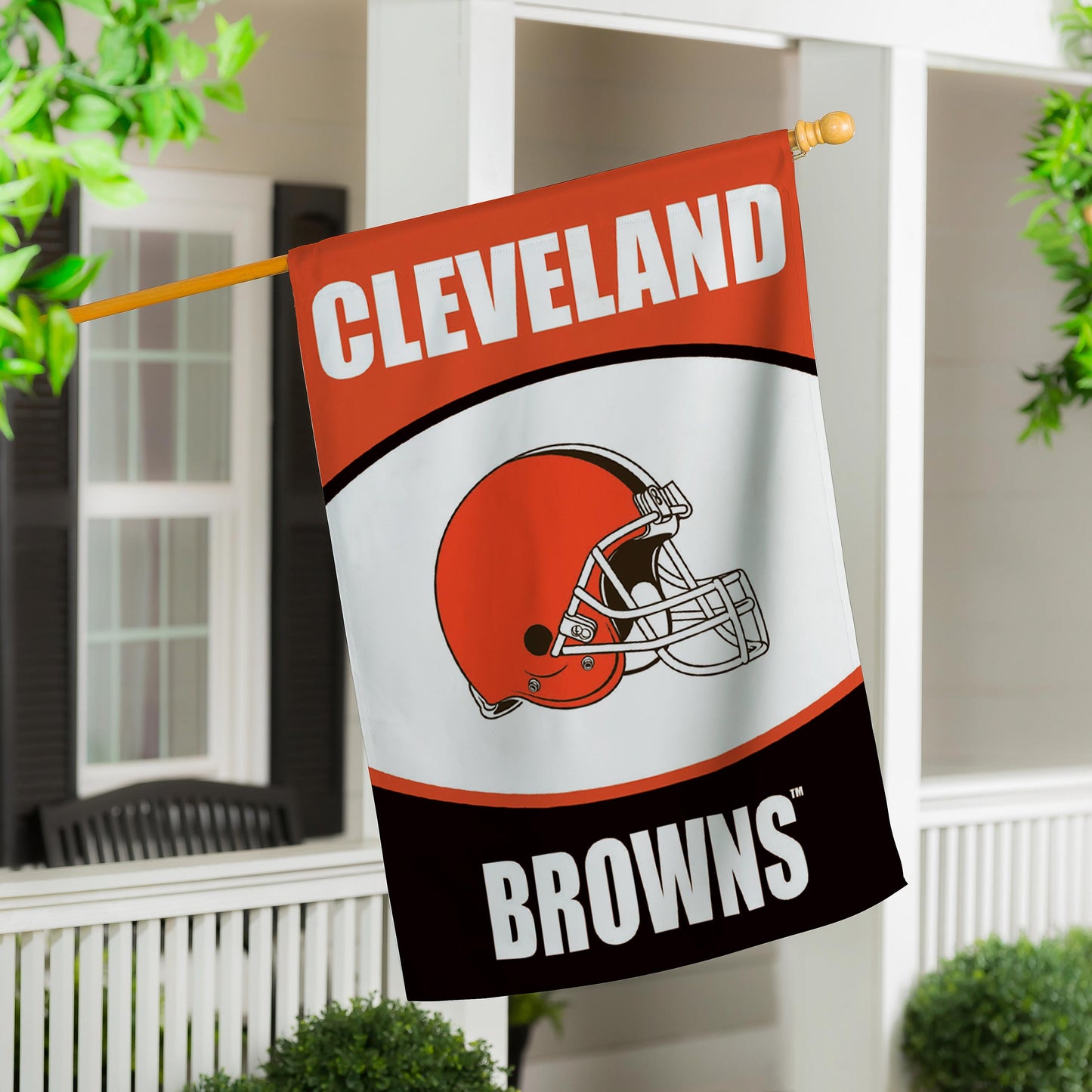 Cleveland Browns Suede House Flag