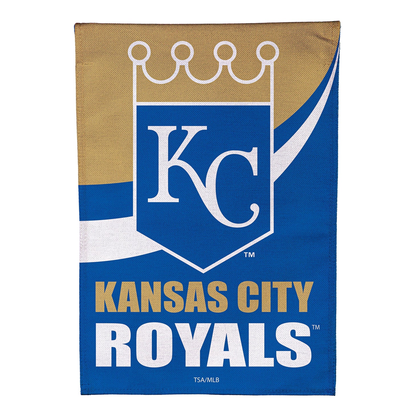 Kansas City Royals Burlap House Flag