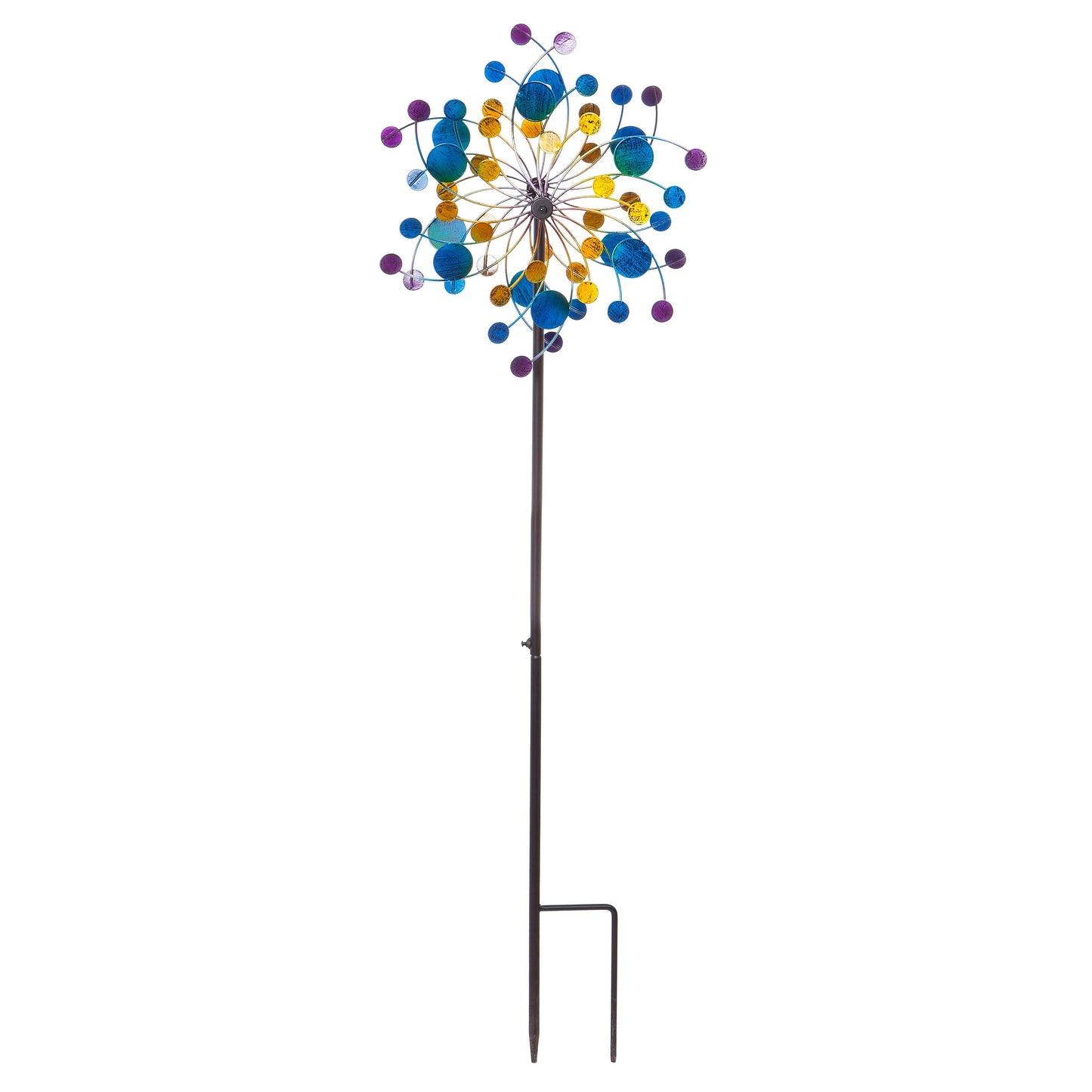 48.5"H Wind Spinner, Blue Confetti