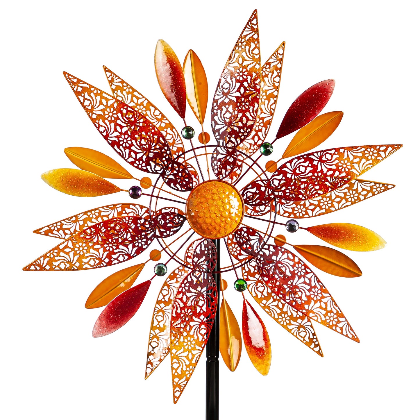 Wind Spinner, Fligree Leaves