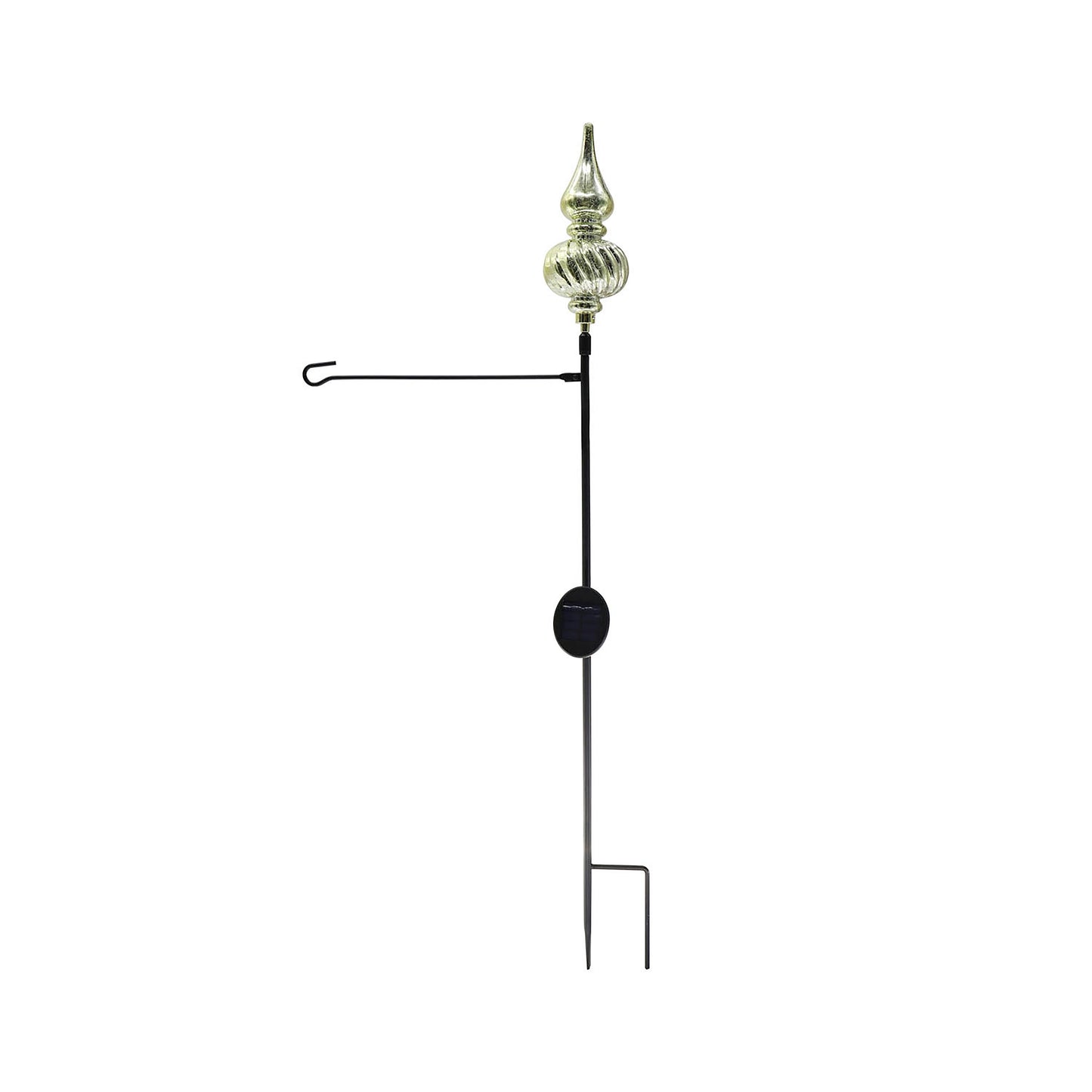 Shatterproof Ornament Solar Garden Flag Stand