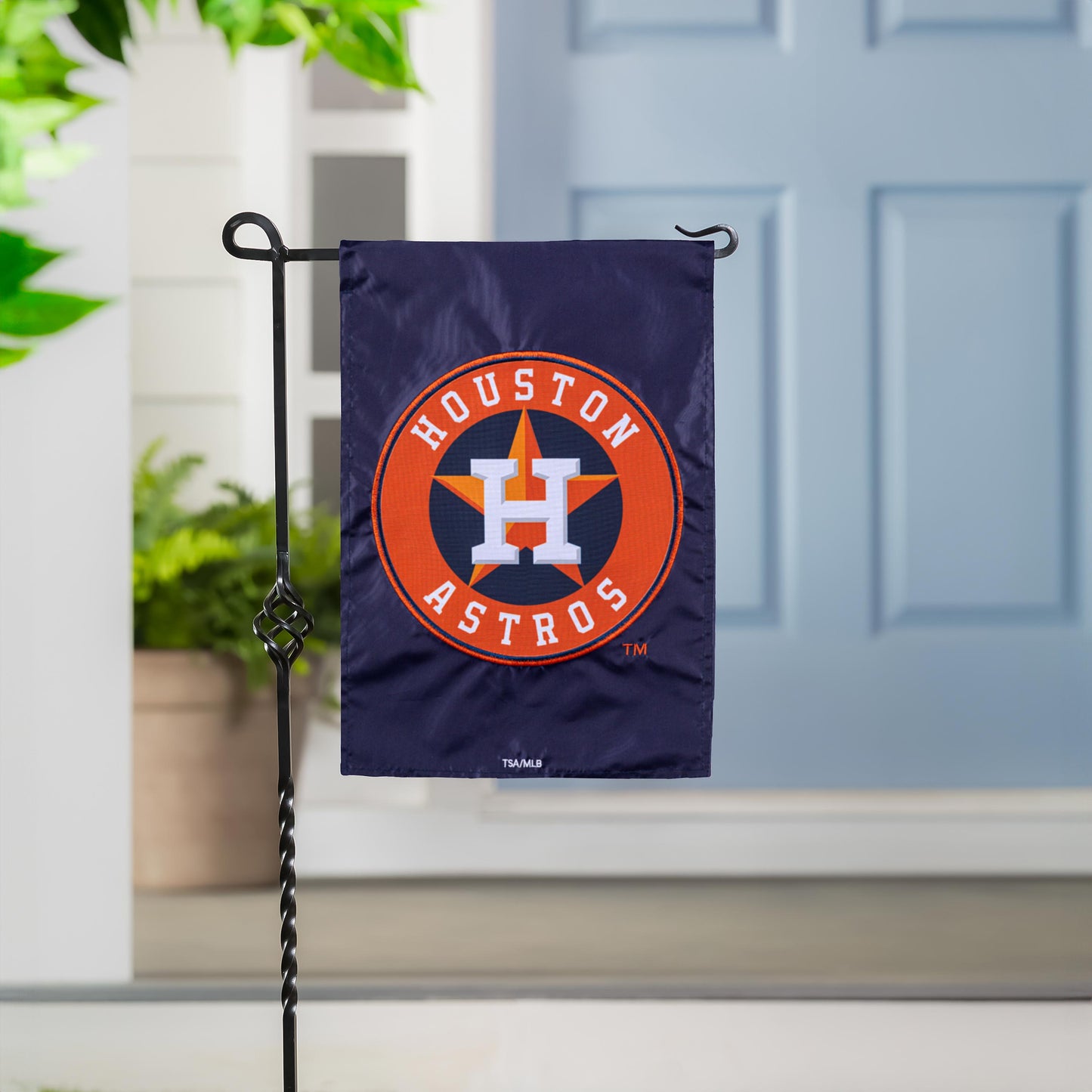 Houston Astros Appliqué Garden Flag