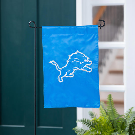 Detroit Lions Applique Garden Flag