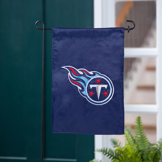 Tennessee Titans Applique Garden Flag