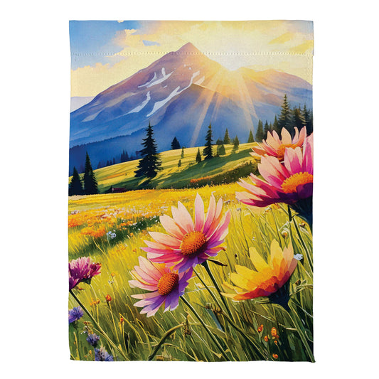 Amazing View Suede House Flag
