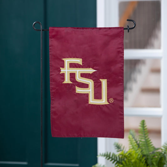 Florida State University Applique Garden Flag