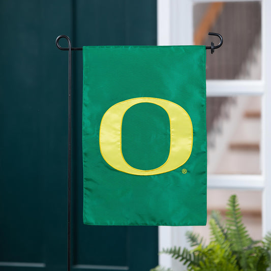 University of Oregon Applique Garden Flag