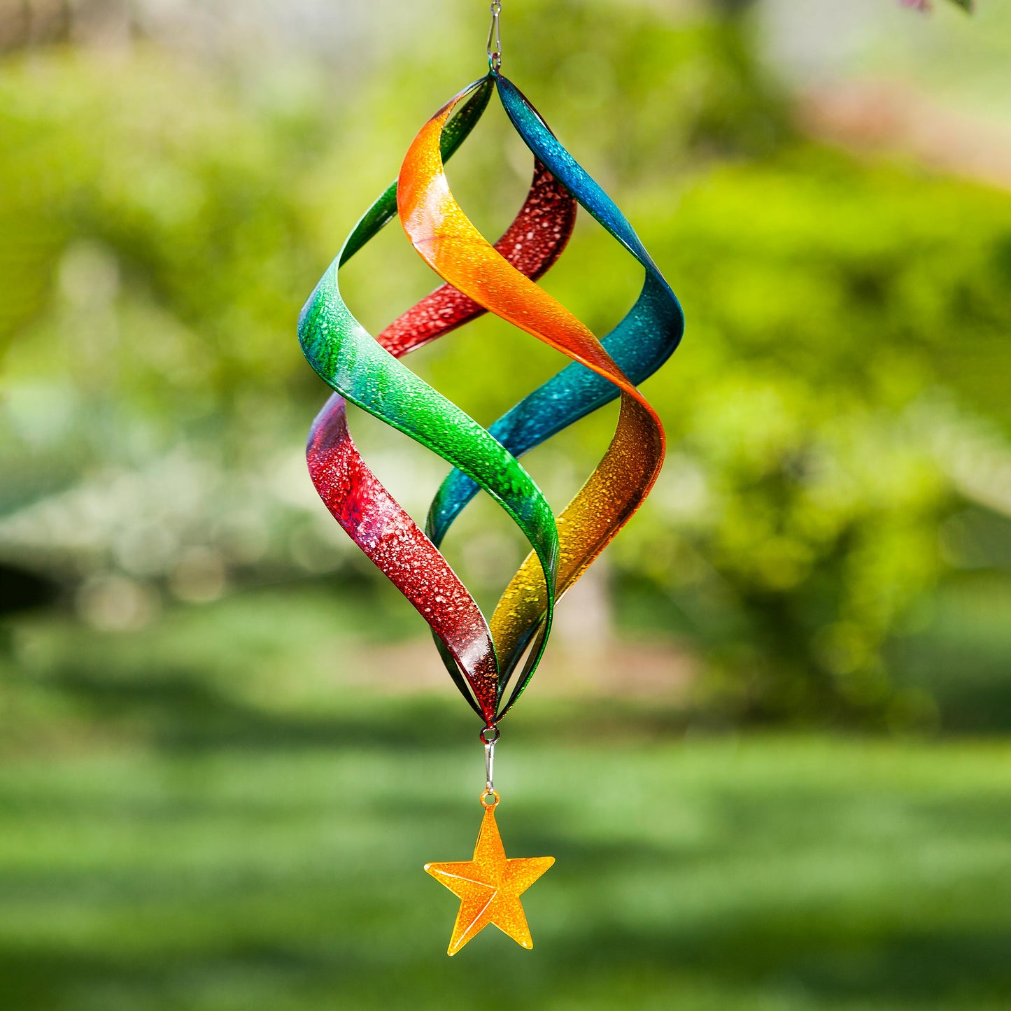 Connected Spiral Kinetic Spinner