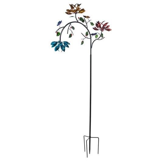 91"H Wind Spinner, Spinner Flowers
