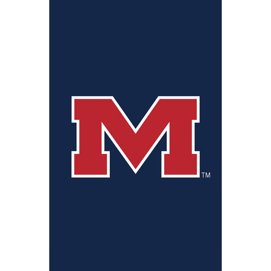 University of Mississippi Applique Garden Flag