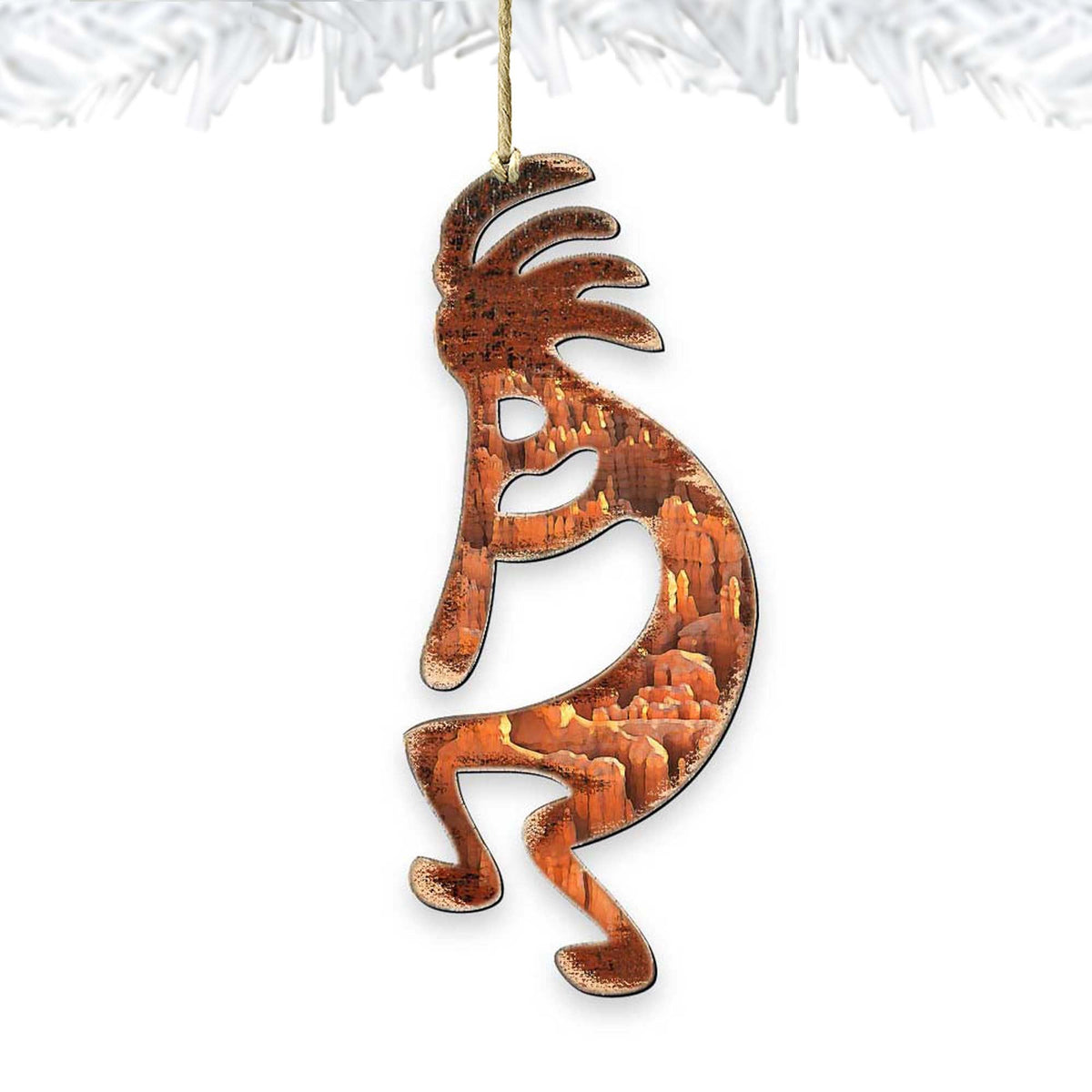 Kokopelli Wooden Ornaments - Christmas Decor - 8198416