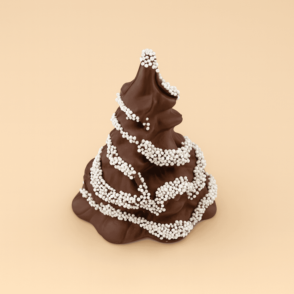 3D Christmas Tree with Nonpareils