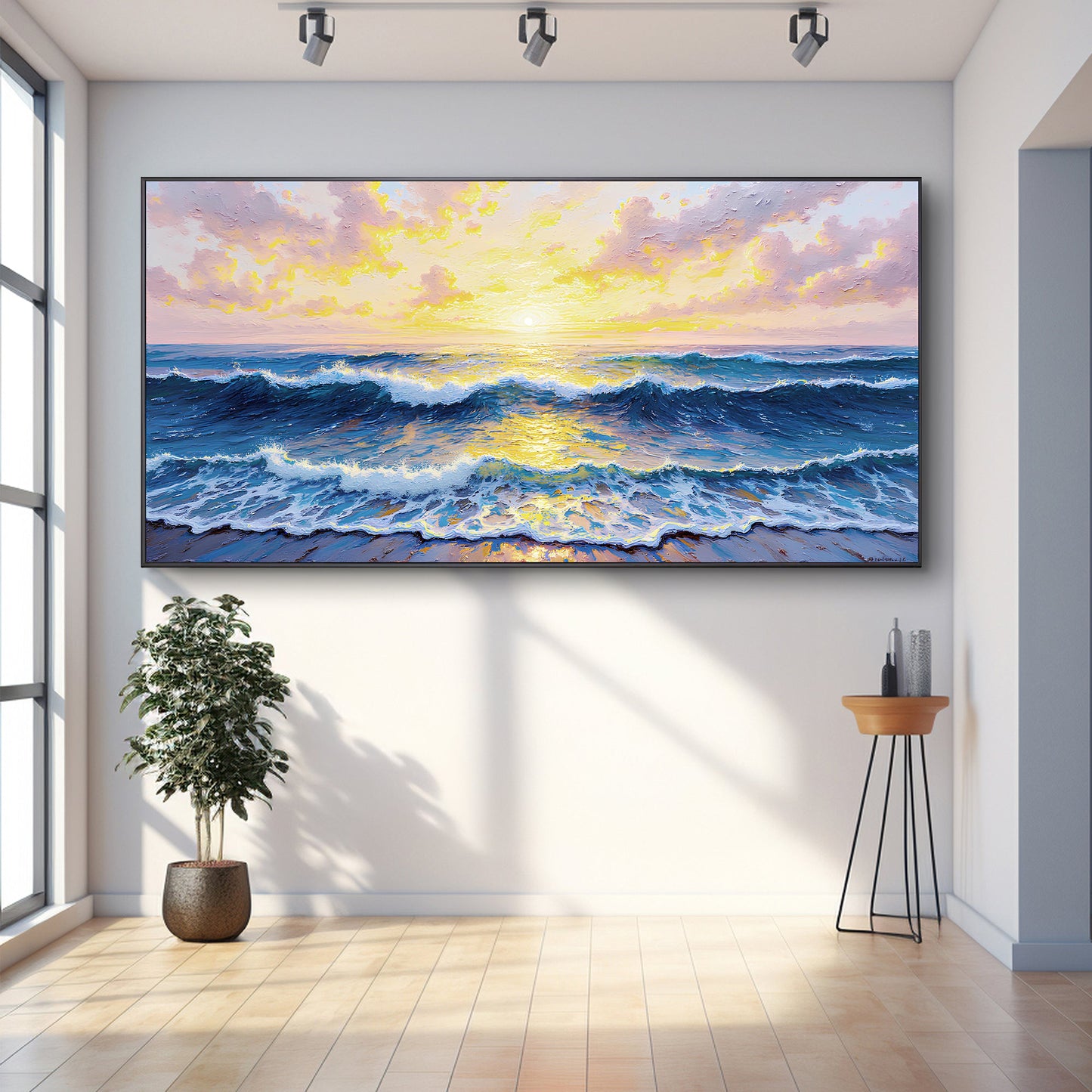 Golden Horizon Wall Art