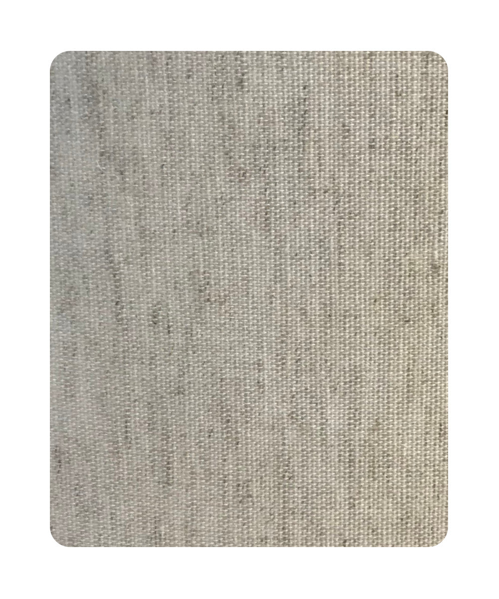 14"W x 7"H Textured Oatmeal Hardback Drum Lampshade