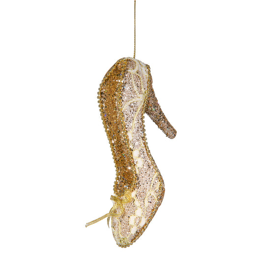 CHAMPAGNE HIGH HEEL ORNAMENT