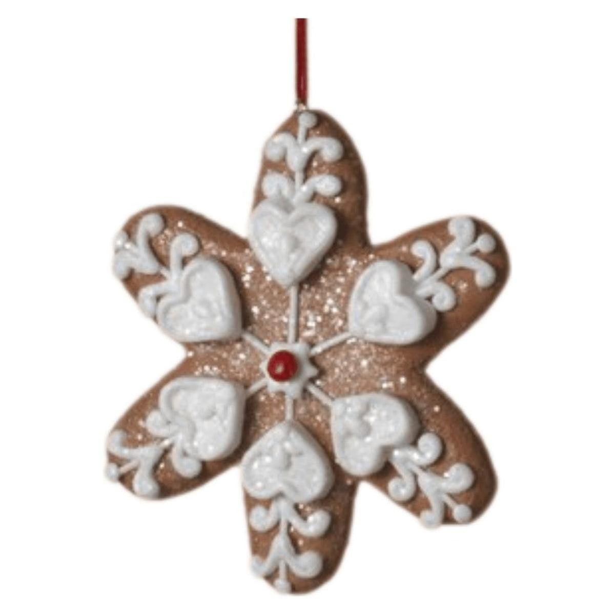 4" Clay Dough Holiday Gingerbread Ornaments