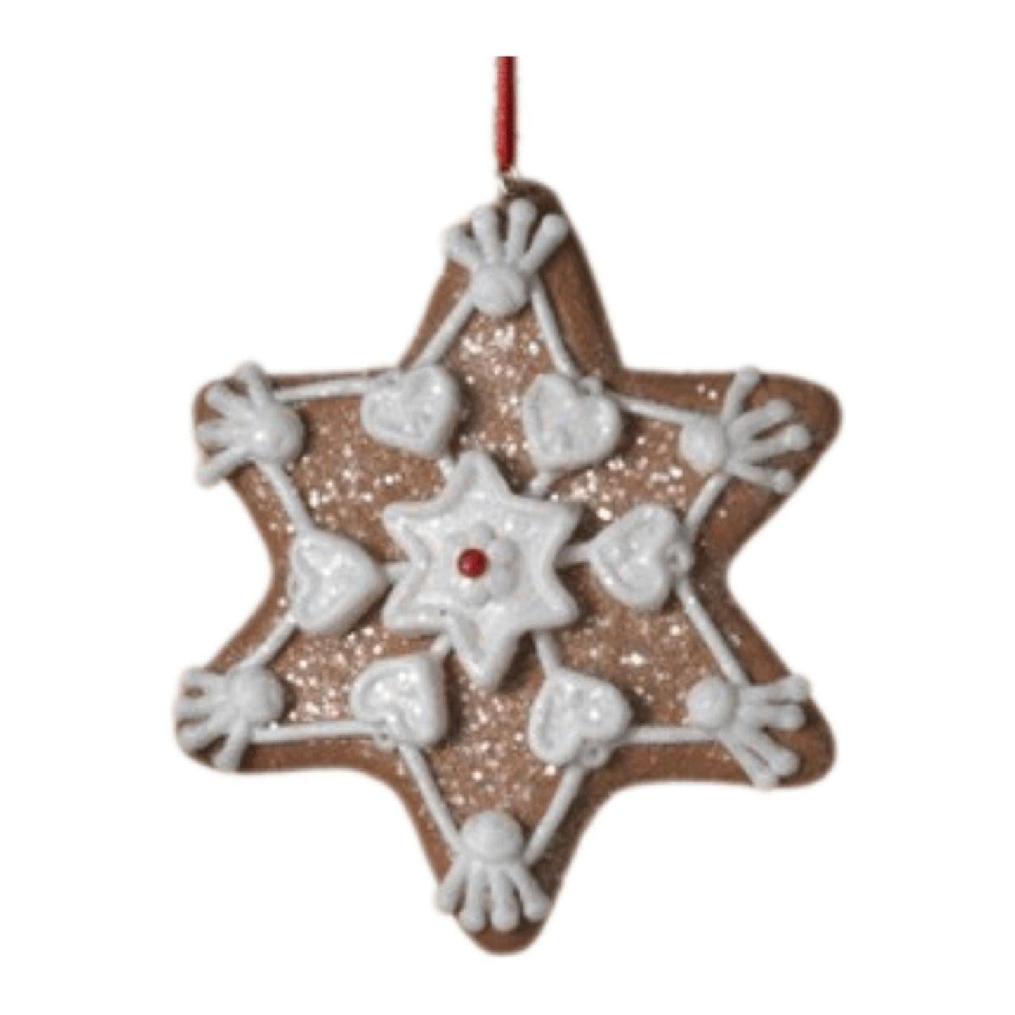 4" Clay Dough Holiday Gingerbread Ornaments