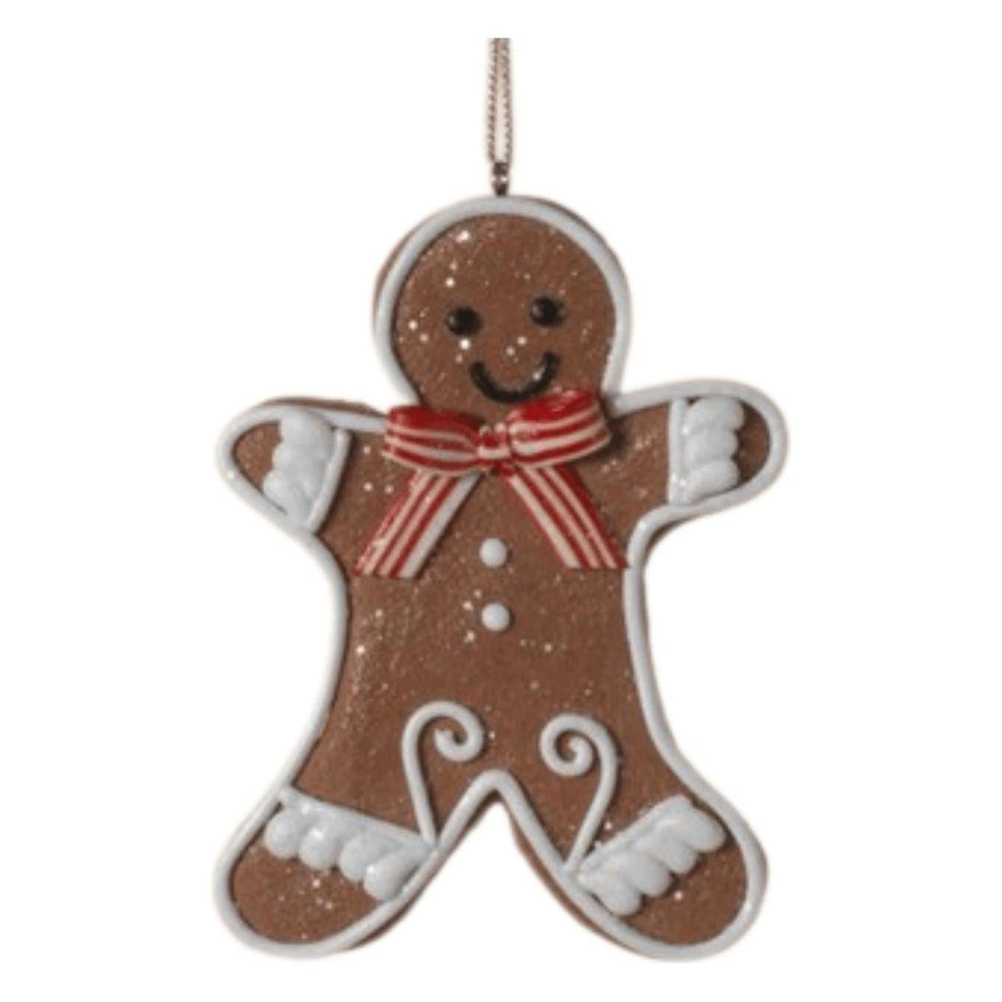 4" Clay Dough Holiday Gingerbread Ornaments