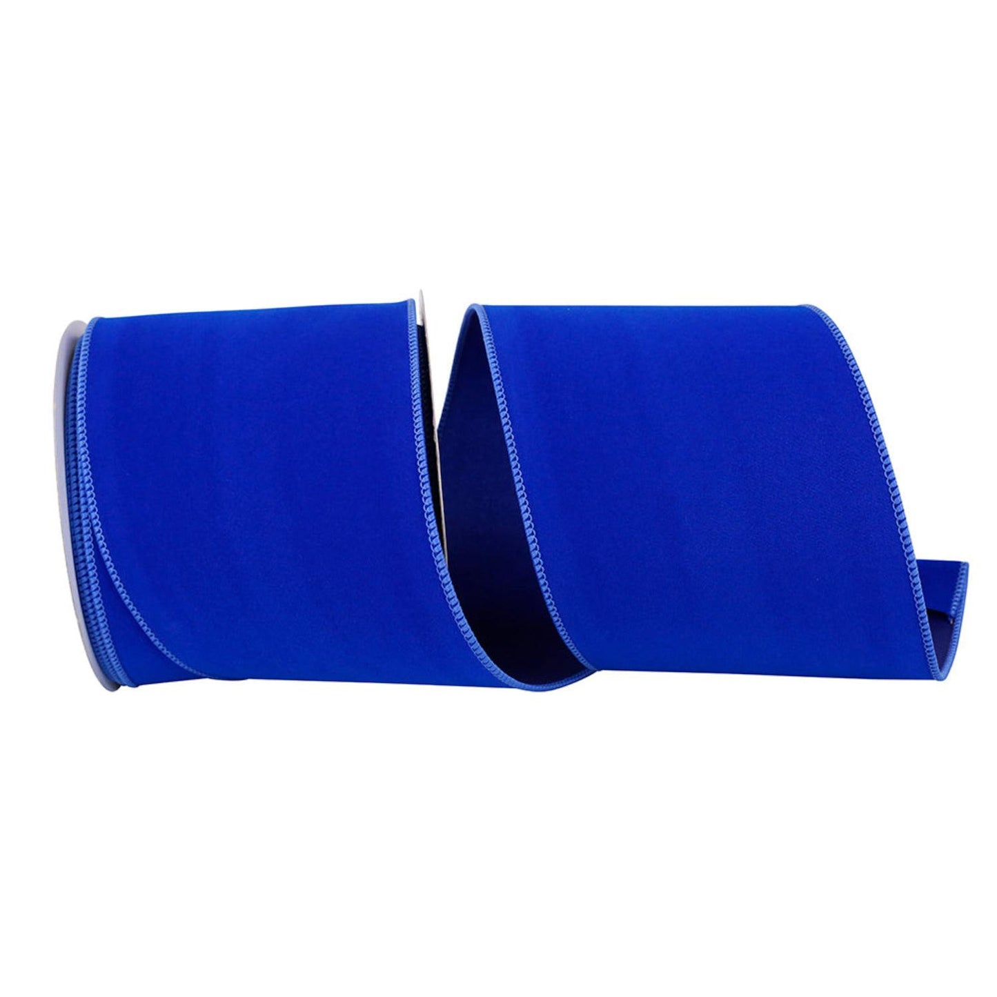 4" Velvet Ribbon: Royal Blue (10 Yards)
