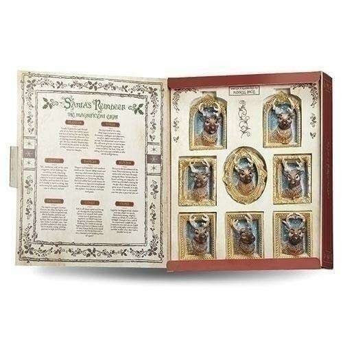 4" Reindeer Frame Ornament 8 Piece Gift Set