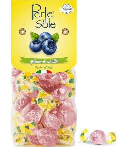 Perle di Sole Blueberry Jellies — Italian Fruit Gelée (7 oz / 200g)