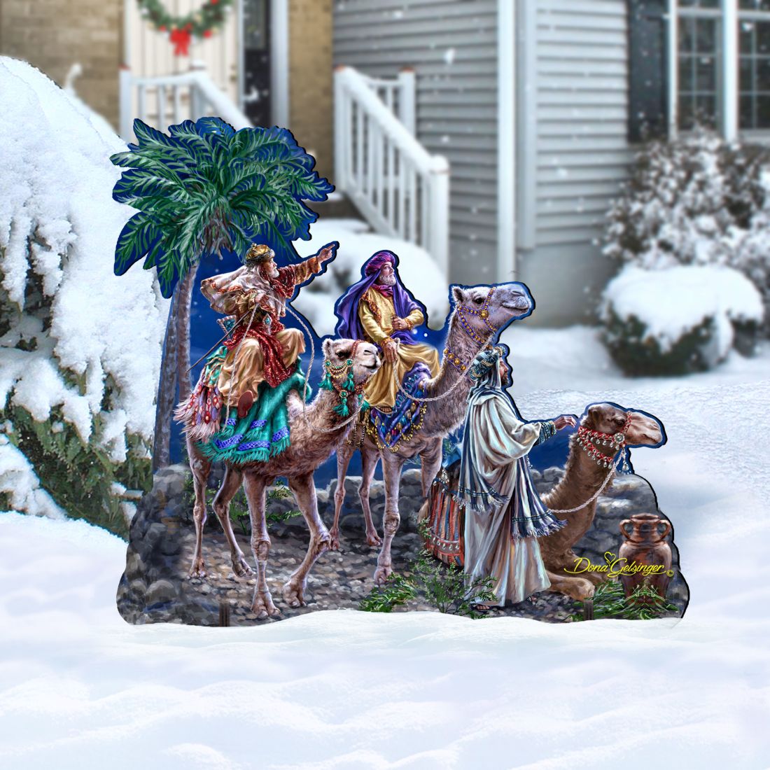 The Magic of Three Kings Nativity Outdoor Decor by D. Gelsinger - Nativity Holiday Decor - 8461022F-1810